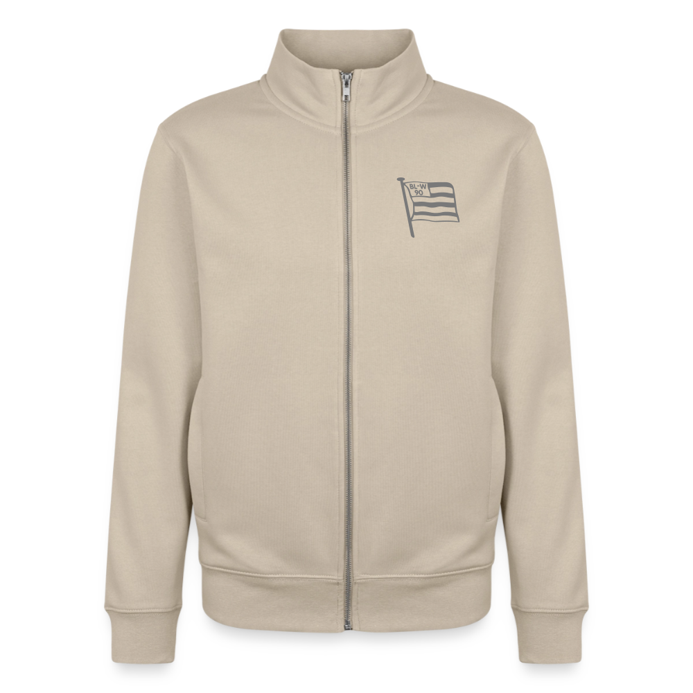 Zip Jacke • Fahne - Cremebeige