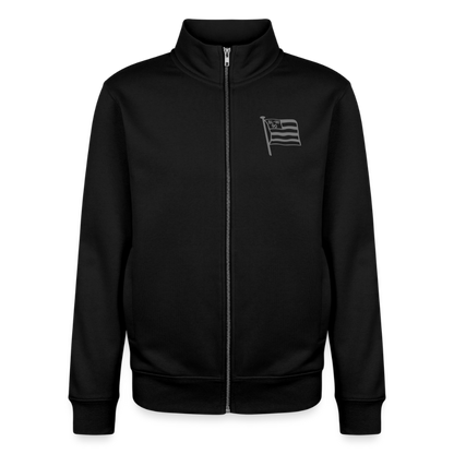 Zip Jacke • Fahne - Schwarz
